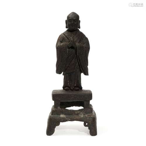 A statue of an arhat, Yuan Dynasty
元代罗汉像