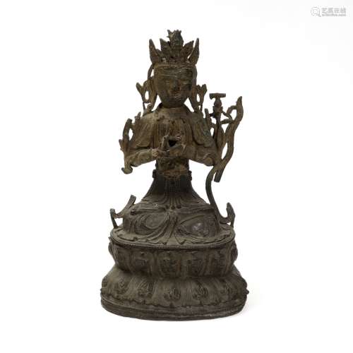 A piece of Guanyin, Yuan Dynasty
元代观音像