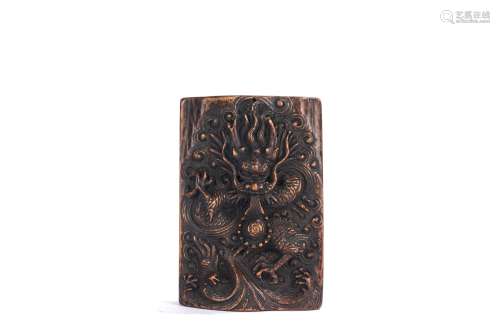 Chinese Agarwood Carved Plaque
