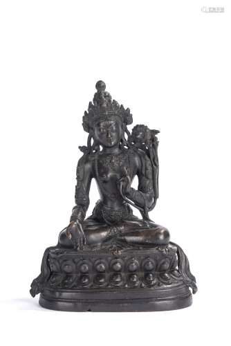Tibetan Copper Alloy Figure of Tara