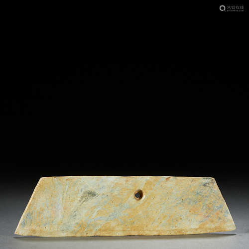 CHINESE JADE BIT TOOL,LONGSHAN CULTURE