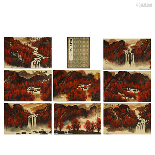 LI KERAN,CHINESE PAINTING AND CALLIGRAPHY ALBUM