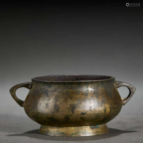 A BRONZE CENSER,MING DYNASTY