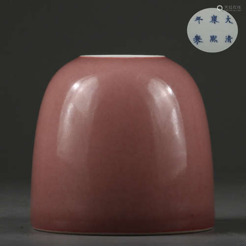 A PEACHBLOOM GLAZED WATER POT