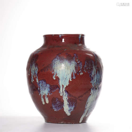 CHANGSHA WARE COPPER-RED GLAZED JAR