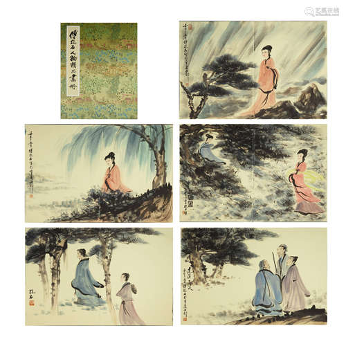 QI BAISHI,CHINESE PAINTING AND CALLIGRAPHY ALBUM