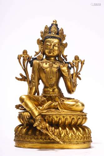 Bronze Guanyin Statue