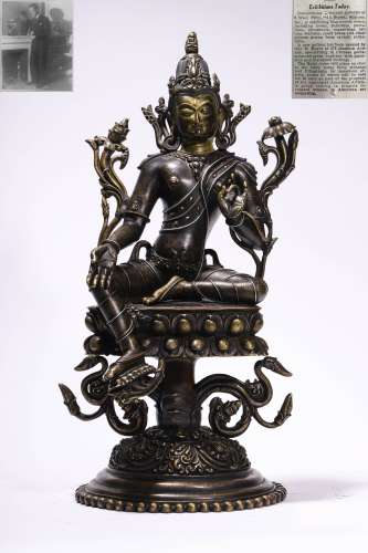 Copper Bronze Shayama Tara aka Jetsun Dölma
