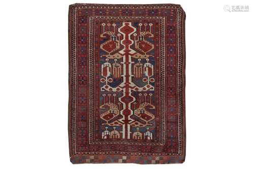 A VERY FINE ANTIQUE BESHIR RUG, TURKMENISTAN