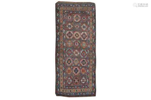 AN ANTIQUE MOGHAN RUG, SOUTH-EAST CAUCAUSUS