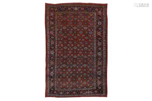 AN ANTIQUE BIJAR RUG, NORTH-WEST PERSIA