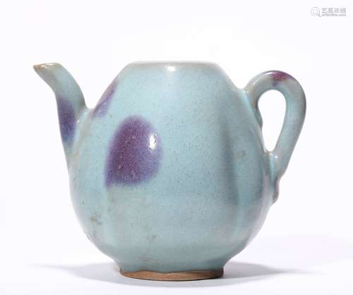 Purple Spot Teapot