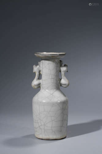 Ge Kiln Two-Handled Vase