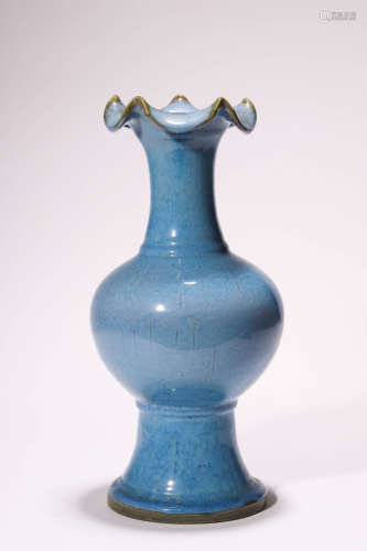 Azure Glaze Vase