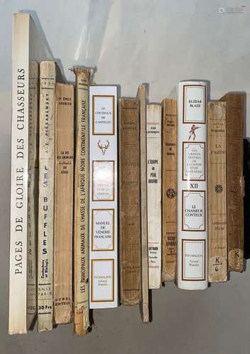 [CHASSE] Ensemble de livres sur la Chasse. 16 volumes. Bécas...