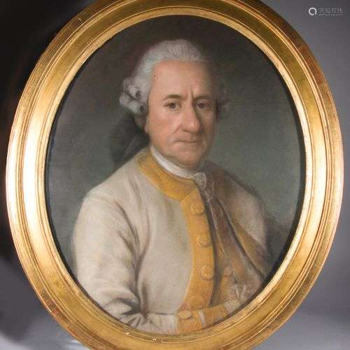 Ecole française du XVIIIème siècle, Portrait d'homme Pastel ...