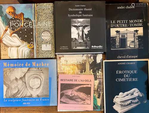 [ART FUNERAIRE] Ensemble de 9 volumes dont CHABOT (Dictionna...