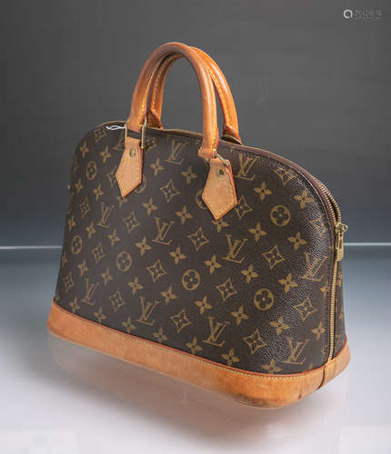 Orig. Louis Vuitton Damenhandtasche, Mod. Alma PM aus Canvas...