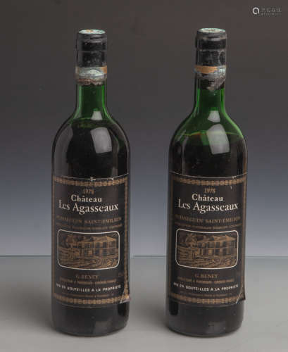 2 Flaschen Rotwein, Château Les Agasseaux