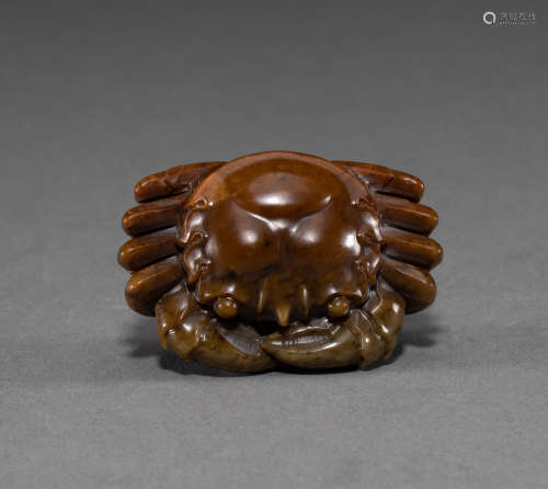 Hetian jade crab from Qing Dynasty, China