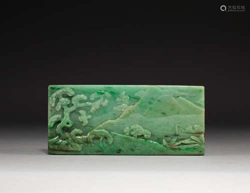 Chinese Jade screen in qing Dynasty