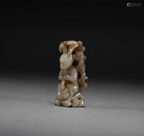 Hetian Jade rabbit in Song Dynasty of China