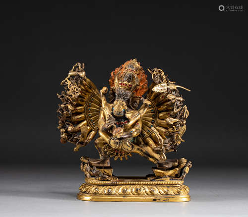 China's Qing Dynasty Qianlong Dawei Diamond Buddha