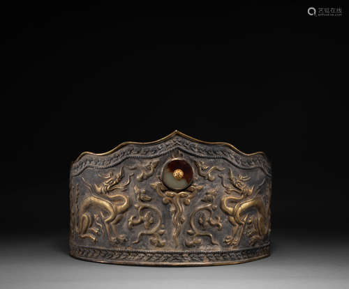 Gilt waist inlaid in Chinese Liao dynasty