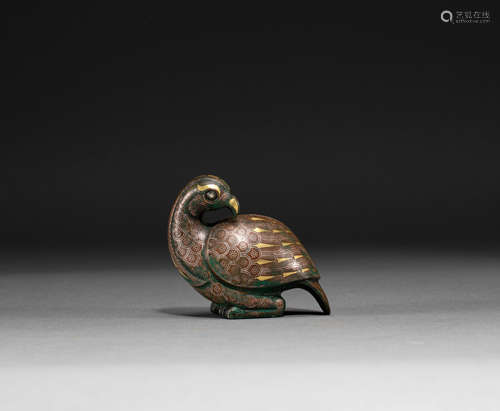 Chinese Han Dynasty bronze bird