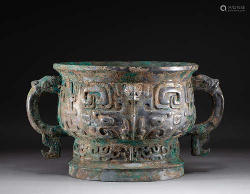 Chinese Bronze censer of Han Dynasty