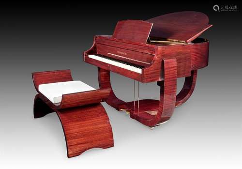 † STROHMENGER, LONDON; A 4’2” ART DECO GRAND PIANO, NUMBER 2...