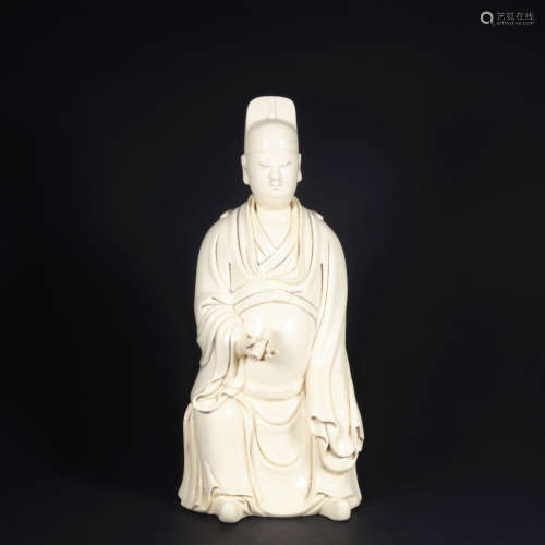 A De hua kiln statue of Guan Yin