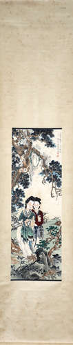 A Xu cao's figure painting