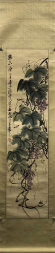 A Qi baishi's Grape painting