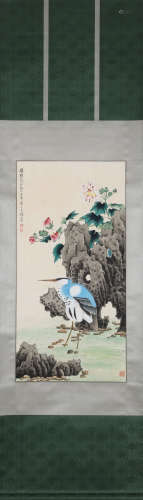 A Xie zhiliu's flowers and birds painting
