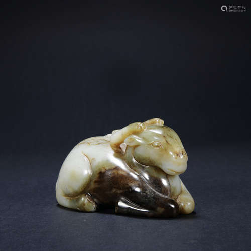 A jade sheep