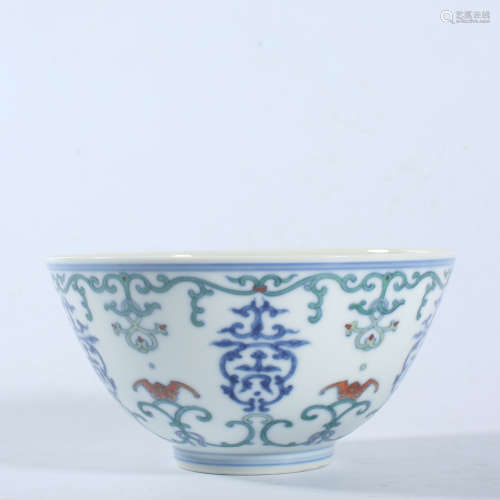 Qing Daoguang bucket colored bowl