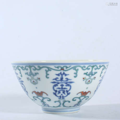 Qing Daoguang bucket colored bowl