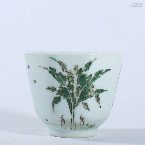 Qing Kangxi Doucai Figure Cup