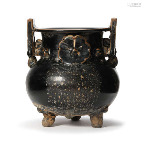 A Cizhou Kiln Tripod Censer