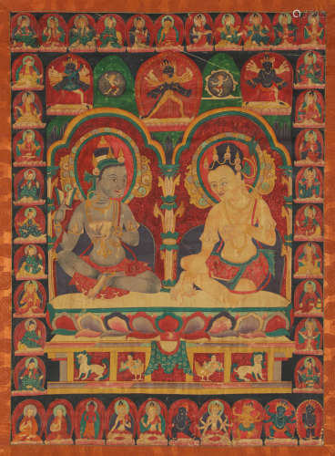 A Thangka of Avadhutipa