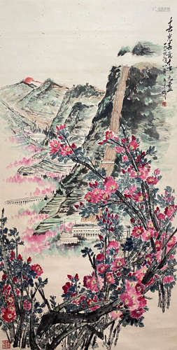 A Chinese Painting Of Flower And Birds Yu Xining