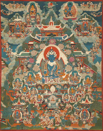 A Thangka of Aksobhya