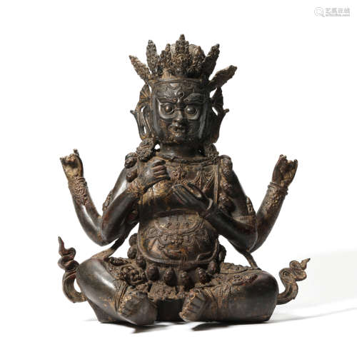 A Bronze Figure of Mahakala