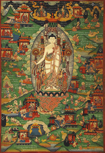 A Thangka of Shakyamuni