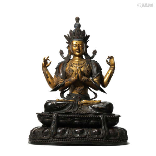 A Four-armed Seated Avalokitesvara