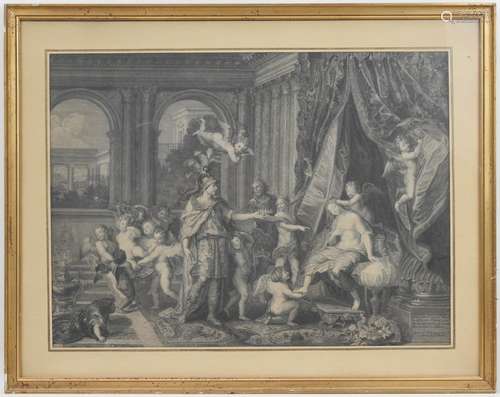 Antoine COYPEL (1661-1722) d'après. Scène mythologique d'apr...