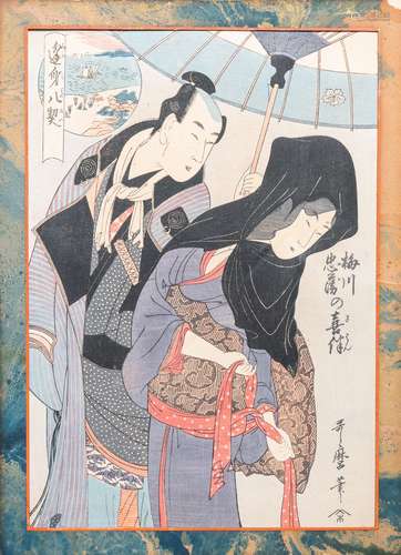 Japanese school, Kitagawa Utamaro (1754–1806), ukiyo-e woodb...