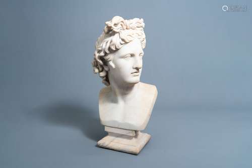 Italian school, after the antique: Bust of the Apollo Belved...