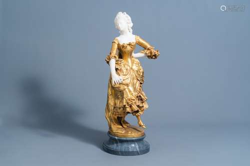 Affortunato Gory (act. 1895/1925): A dancing lady with a flo...